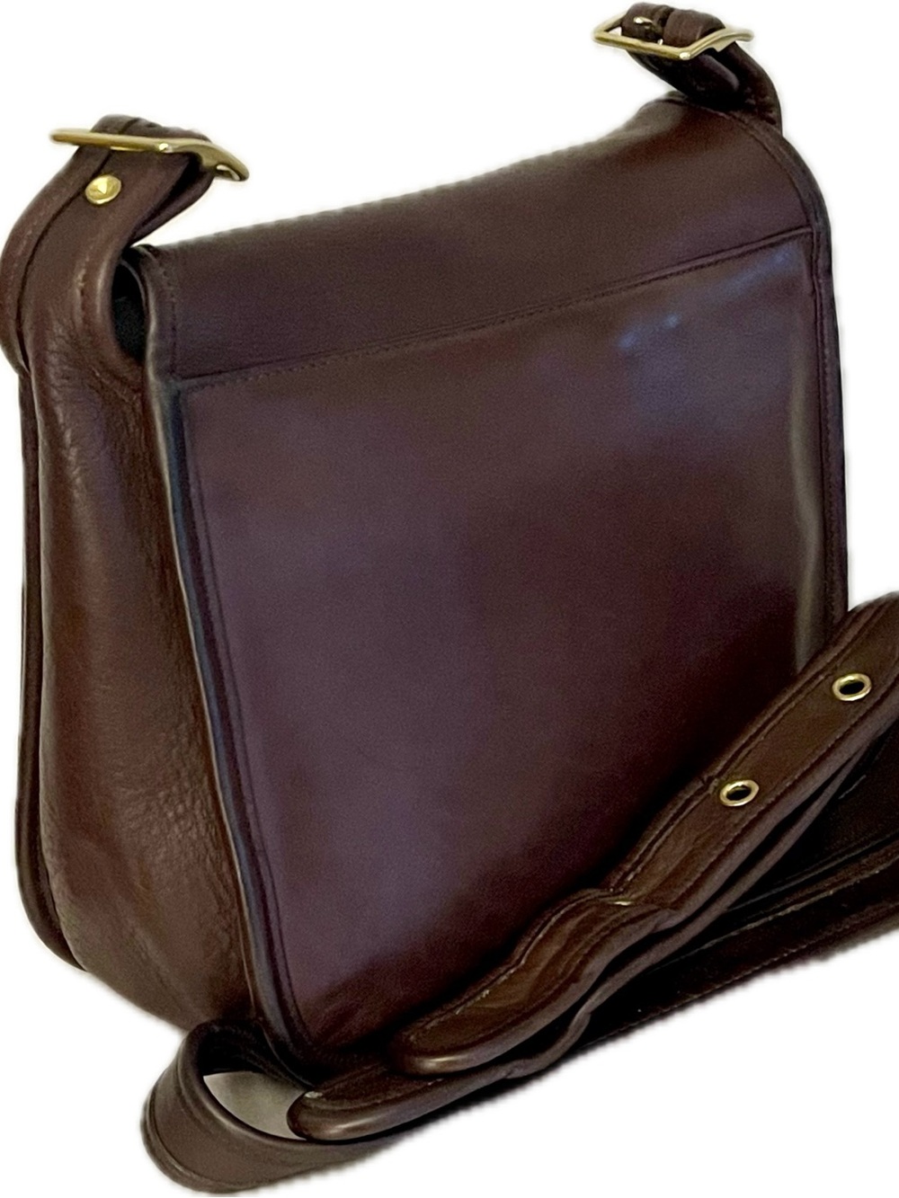 Coach Vintage Classic Pouch Glovetanned Leather Saddle Bag